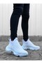 BA0401 Laceless Comfortable Thick Sole White Men's Sports Half Ankle Boots