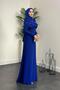 Pamela Evening Dress Cobalt Blue - 3