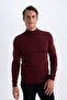 Men's Sweater R1127Az/Br50 Bordeaux Melange