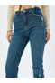 Spanish Leg Jeans Frayed High Waist Slim Fit - Flare Jeans - 5