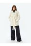 Comfortable Fit Double-Breasted Trench Coat with Belt Pockets - 3