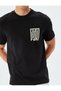 Crew Neck Short Sleeve Cotton Slogan Print T-Shirt - 5