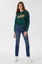 Susie High Waist Regular Fit Straight Leg Blue Women's Jeans