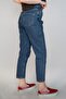 Marlyn Posey Blue Mi High Waist Wide Leg Mom Fit Light Blue Women's Denim Pants 242 Lcf - 4