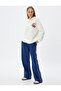 Oversize Parachute Pants with Lace-Up Waist, Stripe Detail, Zippered Cuffs and Pockets - 2