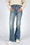 Women's Flare Straight Denim Pants 251 Lcf 121024 Luna Spencer Light - 2
