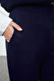 Navy Blue Vest Pants Knitwear Bottom-Top Suit Tctaw25Us00032 - 5
