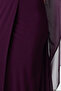Chiffon Long Stylish Evening Dress with Plum Sleeve Detail Tpraw25Ae00004 - 4