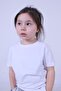 Plain Unprinted Girl's White T-Shirt - 2