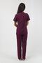 Scrubs Plum V-Neck Surgical Suit & Bonnet - 6