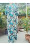 Robadan Long Sleeve 100% Viscose Push Flower Mother Dress, Prayer Dress - 3