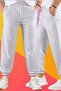 Gray Plain Slim Fit Tracksuit