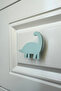 Blue Dino3 Cabinet Handle - Modern, Cute and Durable Furniture Handle for Children's Room, Kitchen and Bathroom