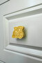 Yellow Train Cabinet Handle - Fun and Durable Handle for Children's Room, Kitchen and Bathroom Cabinets