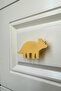 Yellow Dino 6 Cabinet Handle-Modern, Cute and Durable Furniture Handle for Children's Room, Kitchen and Bathroom