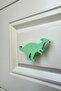 Green Dino2 Cabinet Handle -Modern, Cute and Durable Furniture Handle for Children's Room, Kitchen and Bathroom