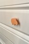 Orange Hippo Cabinet Handle - Modern and Durable Furniture Handle for Kids Room, Kitchen and Bathroom, DH - 2