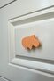 Orange Hippo Cabinet Handle - Modern and Durable Furniture Handle for Kids Room, Kitchen and Bathroom, DH
