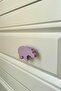 Purple Hippopotamus Cabinet Handle - Modern, Stylish and Durable Furniture Handle for Children's Room, Kitchen and Bathroom - 2