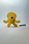 Yellow Octopus Cabinet Handle-Modern, Stylish and Durable Furniture Handle for Children's Room, Kitchen and Bathroom, Dh - 5