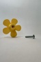 Yellow Clover Cabinet Handle - Stylish, Modern and Durable Furniture Handle for Children's Room, Kitchen and Bathroom, Yd - 5