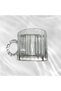 Ringo Line Set of 3 325ml Glass Mugs with Beaded Handles - 5
