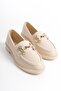 Women's Pollo Cream Buckle Casual Lofer - 4
