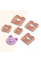 Polar Bear Polymer Clay Cutting Mold,Jewelry Molds,Earring Mold,5 Sizes,Ceramic Clay Mold, No:514 - 2