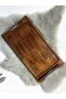 Wooden Tray with Antique Brass Handle - 7