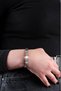 Natural stone bracelet - certified handcrafted - onyx - labradorite - rhodonite - crystal quartz - silver - 7