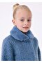 Girl's Fur Collar Boucle Coat 4409 - 2