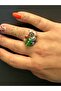 Women's Ring - Crystal Stone Detailed, Adjustable Size - 2