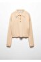 Knitted sweater with buttoned collar - 3