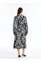 Floral Long Sleeve Women's Shirt Dress - 4