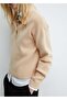 Knitted sweater with buttoned collar - 7