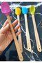 4-Piece Silicone Kitchen Spatula Set with Wooden Handle - 2