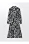 Floral Long Sleeve Women's Shirt Dress - 5