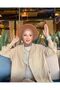 Hijab Combed Cotton Shawl Model - Light Mink - 4