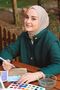 Hijab Combed Cotton Shawl Model - Light Mink - 2