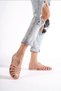 Jelly Transparent Buckle Powder Women's Sandals - 3