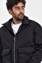 New season black zip-up bomber jacket mz56112 - 5