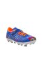 129-F Cobalt Blue-White Kids Carpet Field Shoes