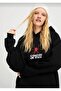 Black Unisex Basic Sweatshirt - Hoodie 100% Cotton - 2