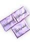 Lilac 3 Pieces Bridesmaid Printed Bridesmaid Dressing Gown