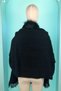 Women's Mother Faux Fur Genuine Wool Tasseled Black Soft Winter Thick Shoulder Shawl 299 - 3