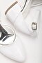 Girl's White Patent Leather Evening Shoes - 3