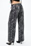 Women's Foiled Printed Palazzo Trousers 6272-24 - 3