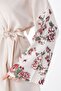 Claret Red Kimono and Trousers Women's Double Suit - Straight Jacket Collar - 13192 - 6