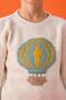 Children's Crew Neck Knitwear Sweater - Ecru Sweater - 7