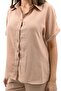 Women's Short-Sleeve Shirt Collar Two-Piece Set 4097-25 - 5